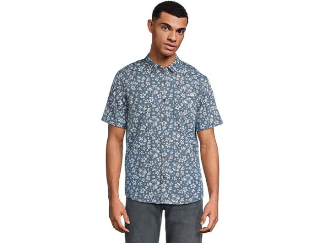 (取寄) ハーレー メンズ ワン アンド オンリー リードウ ストレッチ ショート スリーブ Hurley men One And Only Lido Stretch Short Sleeve Grey Teal