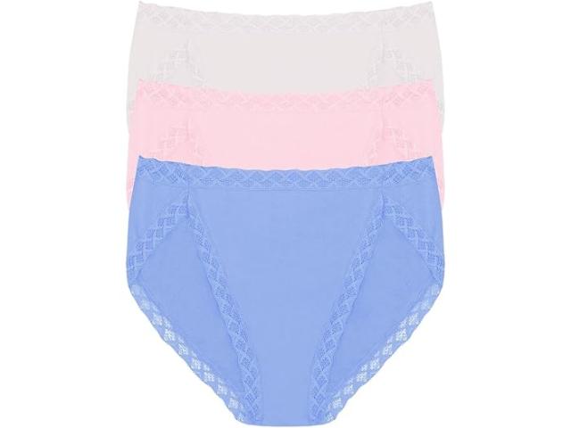 (取寄) ナトリ レディース ブリス フレンチ カット 3-パック Natori women Bliss French Cut 3-Pack Blue Iris/Soft Mulberry/Mink