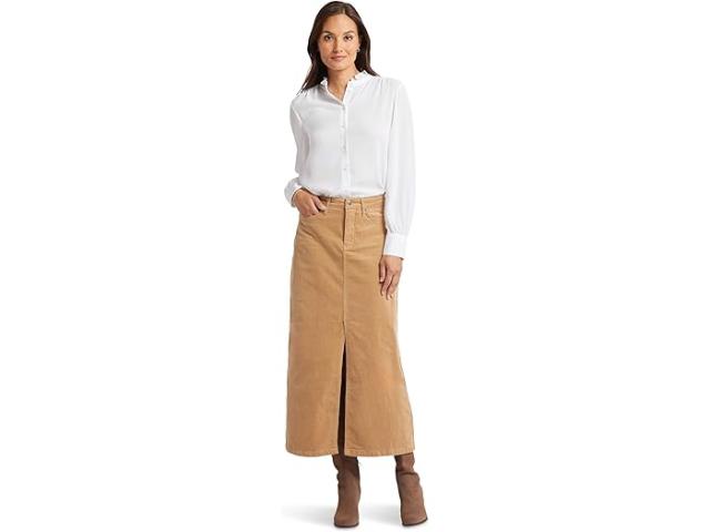 (取寄) エヌワイディージェイ レディース ハイライズ ロング スカート NYDJ women NYDJ High-Rise Long Skirt Sand Duneの通販は 24,610円