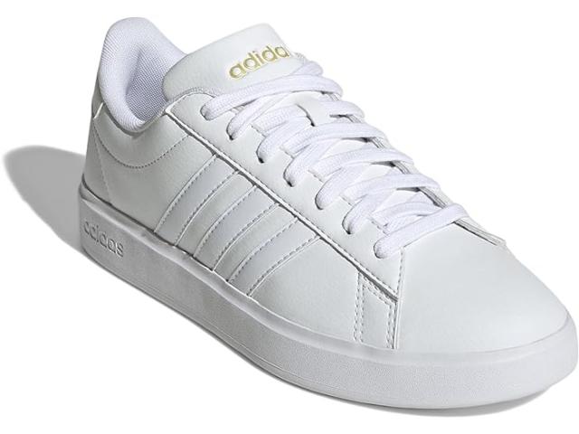 (取寄) アディダス レディース グランド コート 2.0 adidas women adidas Grand Court 2.0 White/White/Gold llic