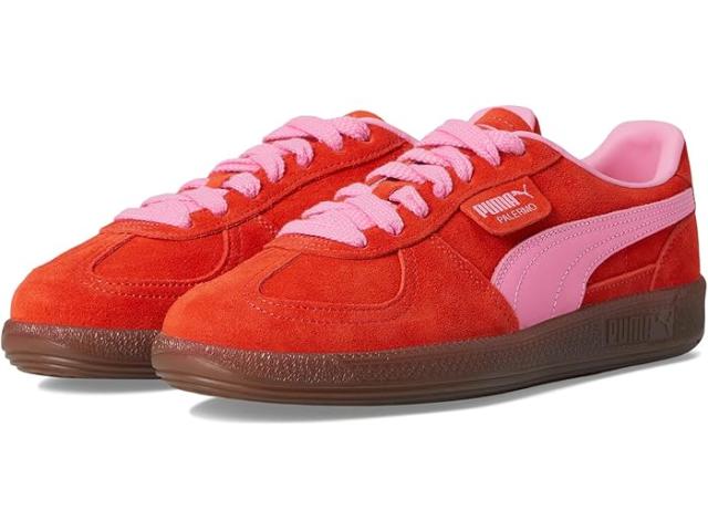 (取寄) プーマ レディース パレルモ シューズ PUMA women Palermo Shoes Fierce Red/Poison Pink