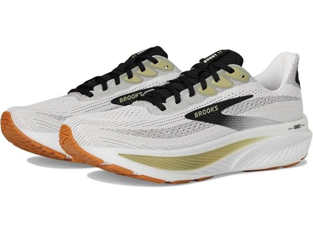 (取寄) ブルックス メンズ ゴースト 17 Brooks men Ghost 17 White/Black/Tea