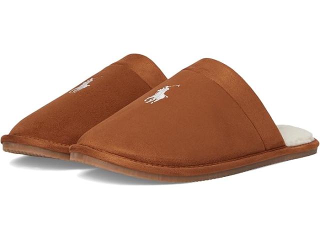 (取寄) ラルフローレン メンズ クラランス スカフ スリッパ Polo Ralph Lauren men Klarence Scuff Slipper Snuff/Navy 1