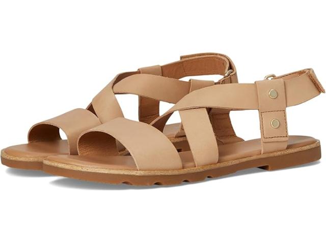(取寄) ソレル レディース エラ 3 クリスクロス サンダル SOREL women Ella III Crisscross Sandals Honest Beige/Gum
