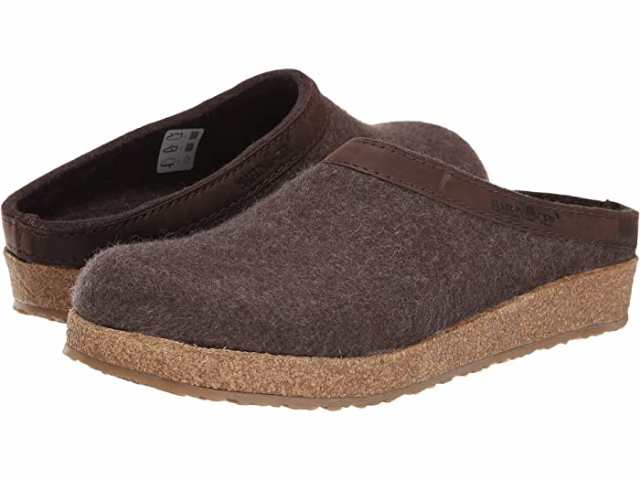 (取寄) ハフリンガー GZL レザー トリム グリズリー Haflinger  GZL Leather Trim Grizzly Brownの通販はコンフォートサンダル