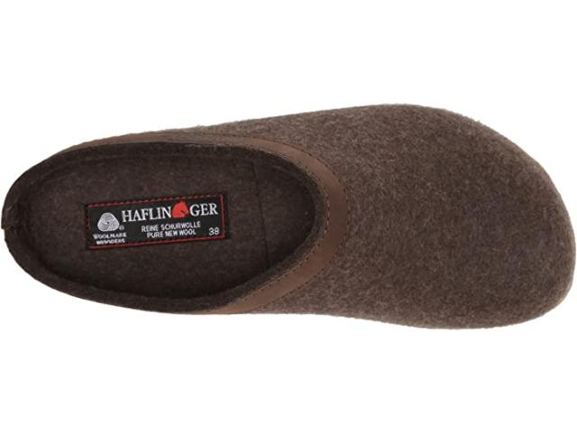 (取寄) ハフリンガー GZL レザー トリム グリズリー Haflinger  GZL Leather Trim Grizzly Brownの通販は