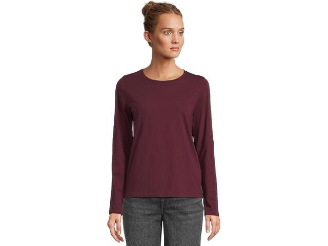 (取寄) メイドウェル レディース ノースサイド ロング スリーブ ティー Madewell women Northside Long Sleeve Tee Bordeaux