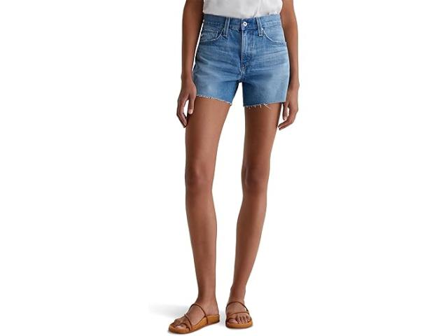 (取寄) AGジーンズ レディース ハレ ハイライズ リラックスド-フィット ショーツ AG Jeans women Halle High-Rise Relaxed Shorts Flashback