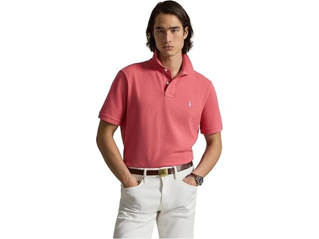 (取寄) ラルフローレン メンズ クラシック フィット メッシュ ポロ シャツ Polo Ralph Lauren men Classic Fit Mesh Polo Shirt Red Sky 3