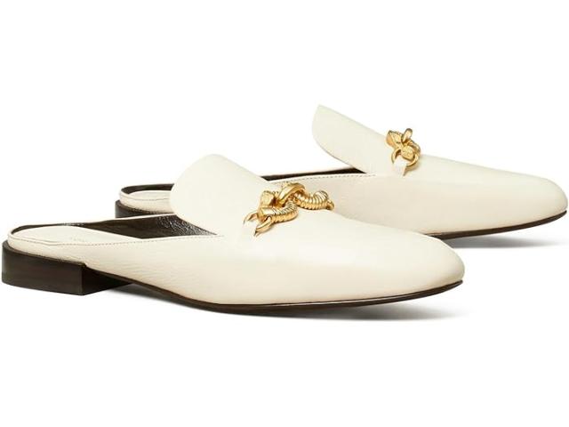 (取寄) トリーバーチ レディース ジェッサ バックレス ローファーズ Tory Burch women Tory Burch Jessa Backless Loafers Light Creamの通販は 34,353円