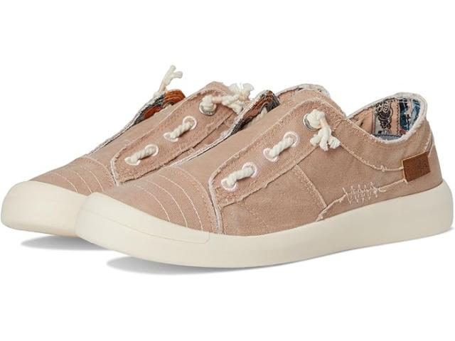 (取寄) ブローフィッシュ マリブ レディース ビーチサイド スリッポン シューズ Blowfish Malibu women Beachside Slip On Shoes Ballerina Pink Twill Fabric