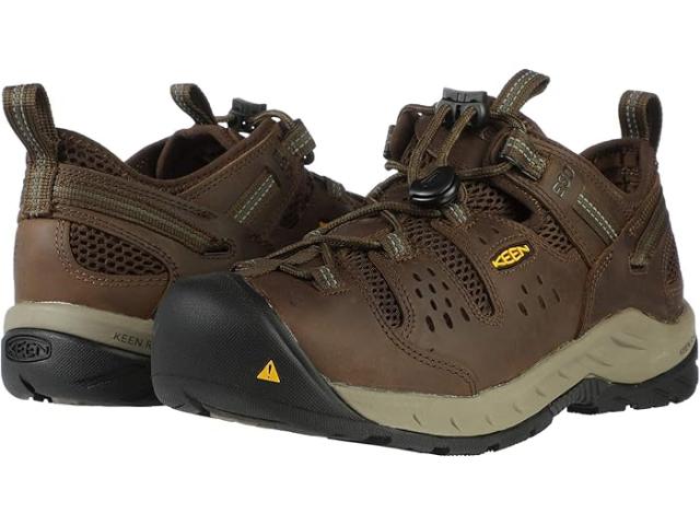 (取寄) キーン ユーティリティ メンズ アトランタ クール リ エスド (ソフト トゥ) KEEN Utility men KEEN Utility Atlanta Cool II ESD (Soft Toe) Cascade Brown/Forest Nightの通販は 49,750円
