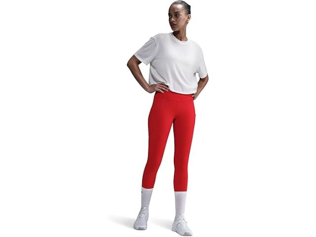 (取寄) ナイキ レディース ワン リラックスド-フィット ドライ-フィット クロップド ショートスリーブ トップ Nike women One Relaxed Dri-fit Cropped Short-sleeve Top White