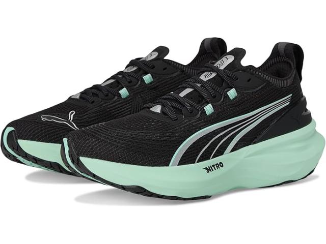 (取寄) プーマ レディース フォーエバーラン ニトロ PUMA women Foreverrun Nitro Black/Mint Melt