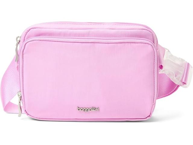 (取寄) バッガリーニ レディース モダン ベルト バッグ スリング Baggallini women Modern Belt Bag Sling Hibiscus Pink