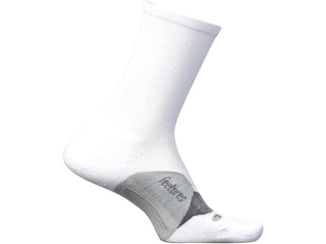 (取寄) フィーチャーズ エリート ライト クッション ミニ クルー Feetures Feetures Elite Light Cushion Mini Crew White 1