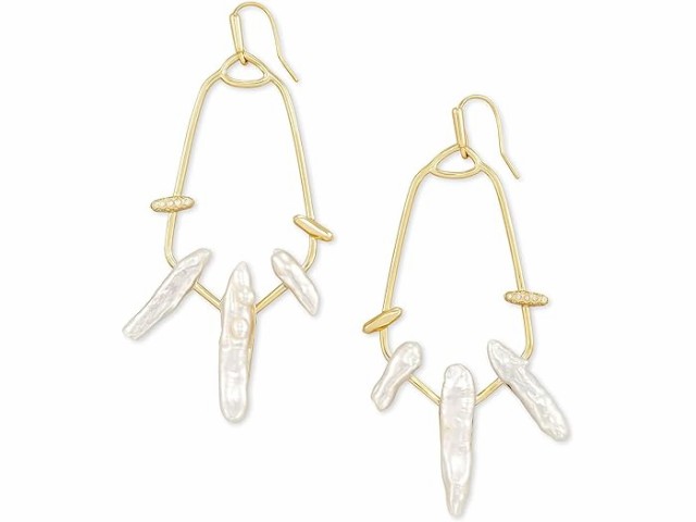 (取寄) ケンドラスコット レディース アイリーン ステイトメント イヤリングス Kendra Scott women Kendra Scott Eileen Statement Earrings Gold/White Pearlの通販は