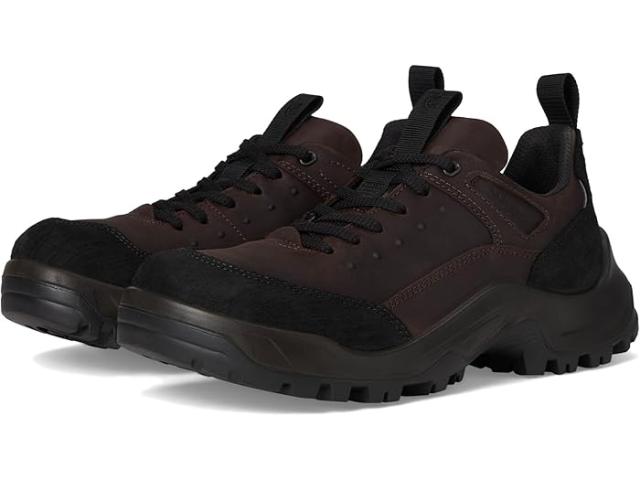 (取寄) エコー スポーツ メンズ オフロード ウォータープルーフ レースアップ ハイキング シューズ ECCO Sport men Offroad Waterproof Lace-Up Hiking Shoes Black Nubuck/Mocha Oil Nubuck
