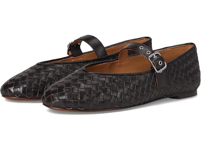 (取寄) メイドウェル レディース ヘラ グロメット メアリー ジーン フラッツ Madewell women Hera Grommet Mary Jane Flat Dark Carob