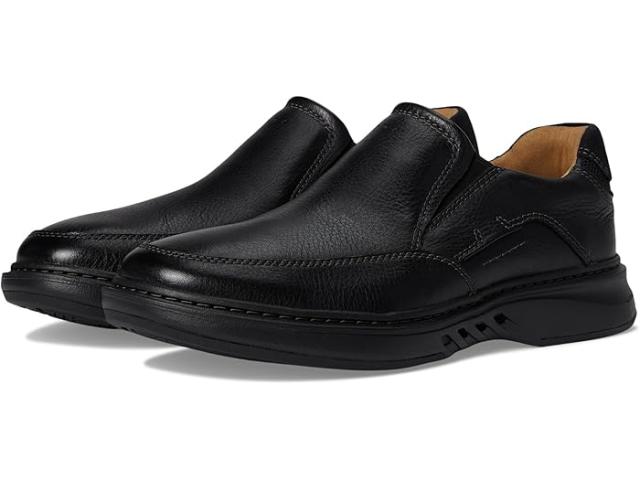 (取寄) クラークス メンズ アン ブライリー ステップ Clarks men Un Briley Step Black Leather