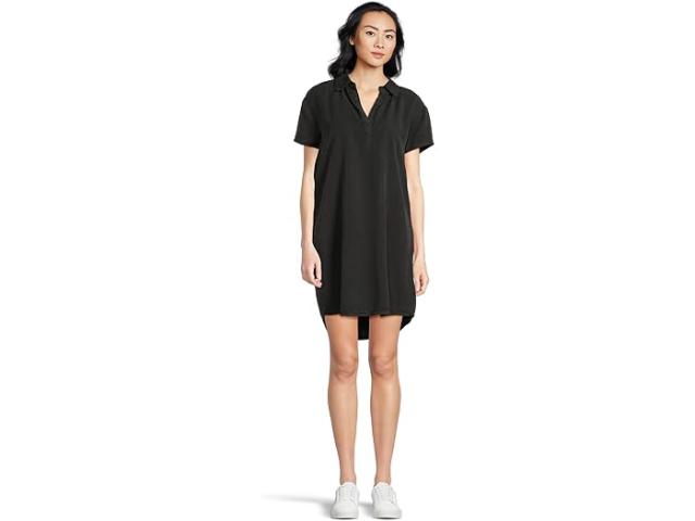 (取寄) モッドオードック レディース ショート スリーブ ポロ ドレス Mod-o-doc women Short Sleeve Polo Dress Black