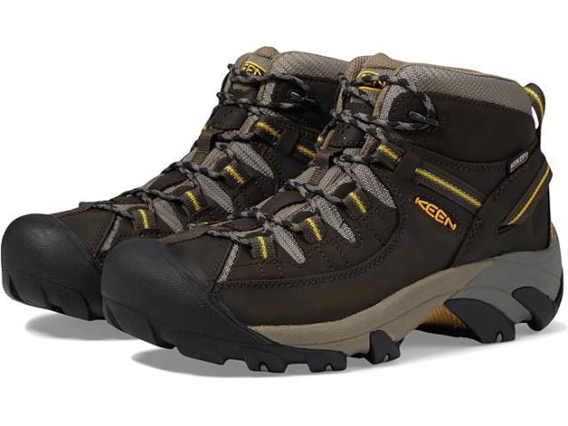 (取寄) キーン メンズ ターギー リ ミッド KEEN men Targhee II Mid Black Olive/Yellow