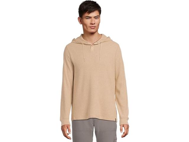 (取寄) スマートウール メンズ ワッフル ヘンリー ブーディ Smartwool men Waffle Henley Hoodie Toffee Cream Heather