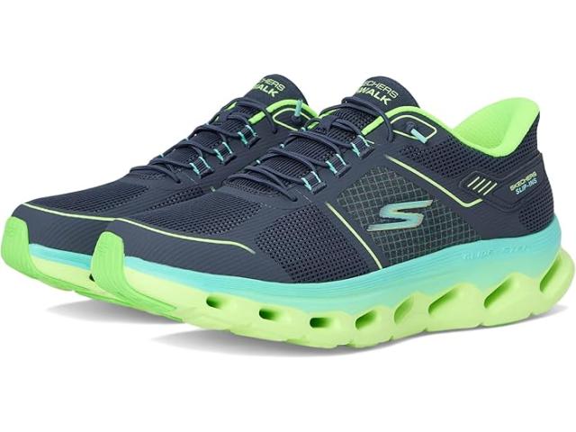 (取寄) スケッチャーズ パフォーマンス レディース ゴー ウォーク グライド ステップ 2.0 エレクトラ ハンズ フリー スリップ-インス SKECHERS Performance women Go Walk Glide Step 2.0 Elektra Hands Free Slip-Ins Navy/Lime
