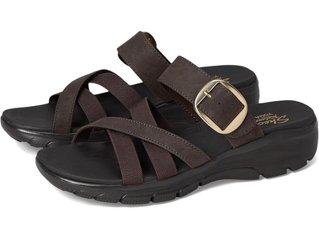 (取寄) スケッチャーズ レディース イージー ゴーイング - パーフェクト カンパニー SKECHERS women Easy Going - Perfect Company Chocolate