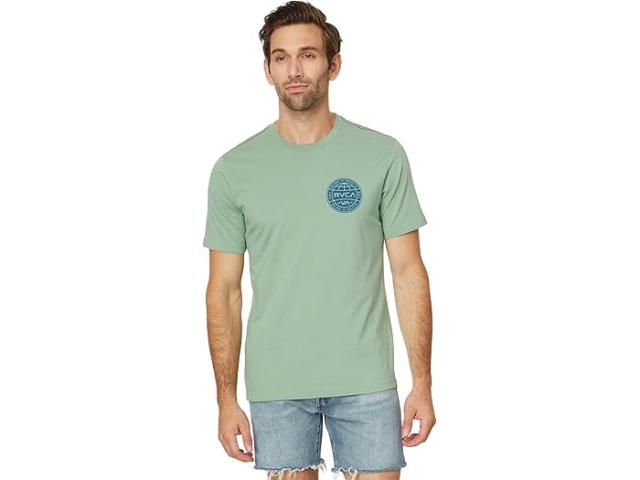 (取寄) ルーカ メンズ シールド S/S RVCA men Sealed S/S Granite Green