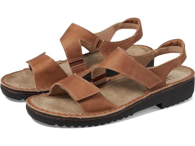 (取寄) ナオト レディース イーニッド Naot women Naot Enid Latte Brown Leather