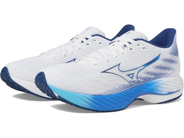 (取寄) ミズノ メンズ ウェーブ ライダー 28 Mizuno men Mizuno Wave Rider 28 White/Estate Blueの通販は