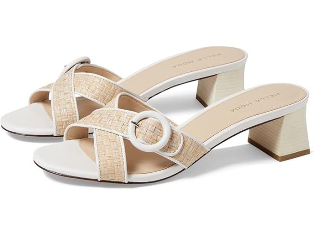 (取寄) ペレ モーダ レディース ターナ Pelle Moda women Thana White Washed Basket Weaveの通販は