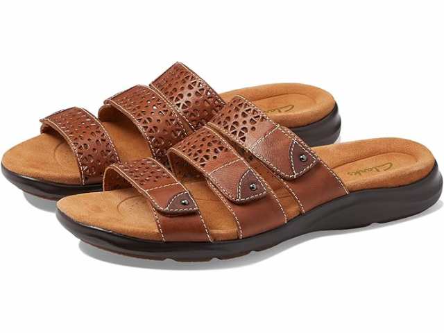 (取寄) クラークス レディース キトリー ウォーク Clarks women Clarks Kitly Walk Tan Leatherの通販は