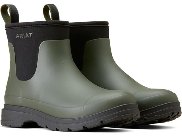(取寄) アリアット レディース ケルマーシュ ショーティ ラバー ブーツ Ariat women Kelmarsh Shortie Rubber Boots Dark Olive