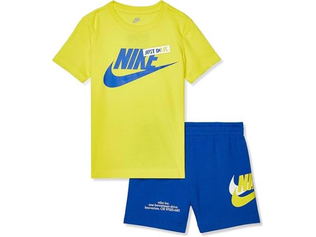 (取寄) ナイキ キッズ ボーイズ スポーツウェア アイコン ショート セット (リトル キッズ) Nike Kids boys Nike Kids Sportswear Icon Short Set (Little Kids) Game Royalの通販は