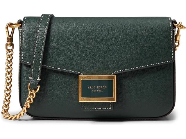 (取寄) ケイトスペード レディース ケイティ テクスチャー レザー フラップ チェイン クロスボディ Kate Spade New York women Kate Spade New York Katy Textured Leather Flap Chain Crossbody Rock Gardenの通販は