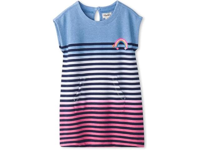 (取寄) ハットレイ キッズ ガールズ サンセット ストライプ テリー スロウチ ドレス (トドラー/リトル キッド/ビッグ キッド) Hatley Kids girls Sunset Stripe Terry Slouchy Dress (Toddler/Little Kid/Big Kid) Vista Blueの通販は