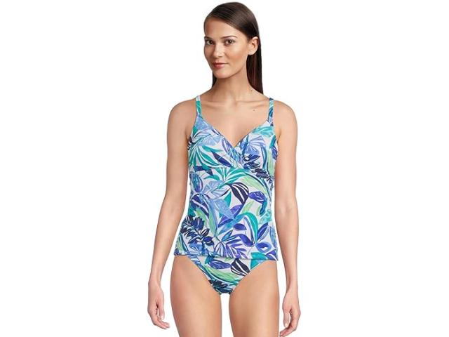 (取寄) トミーバハマ レディース アイランド ケイズ マリナ タンキニ  Bahama women  Cays Marina Uw Tankini Beach Glass Blue