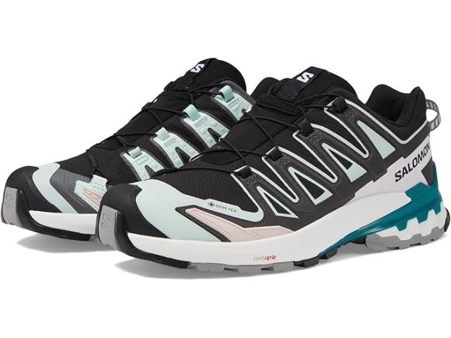 (取寄) サロモン レディース イクサ プロ 3D V9 ゴアテックス Salomon women XA Pro 3D V9 GORE-TEX Black/Bleached Aqua/Harbor Blue