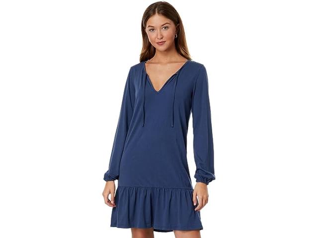 (取寄) ボビ ロサンゼルス レディース ラッフル ヘム ロング スリーブ ドレス bobi Los Angeles women bobi Los Angeles Ruffle Hem Long Sleeve Dress Coastの通販は