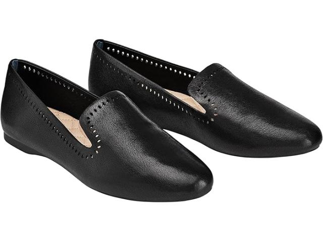 (取寄) バーディーズ レディース スターリング レザー レーザー カット フラッツ Birdies women Starling Leather Laser Cut Flat Jet Leather Laser Cut