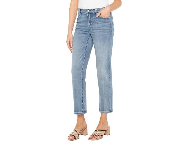 (取寄) リバプールロサンゼルス レディース ケネディ クロップ ストレート ジーンズ Liverpool Los Angeles women Kennedy Crop Straight Jeans Camino Real