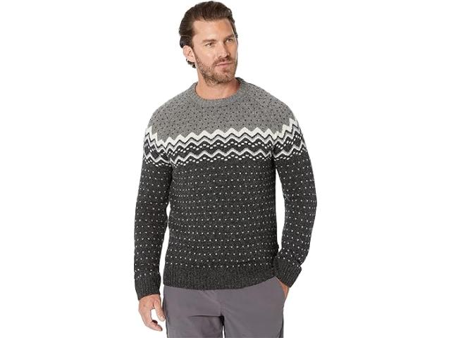 (取寄) フェールラーベン メンズ ニット セーター Fjllrven men Fjallraven Ovik Knit Sweater Dark Grey/Greyの通販は