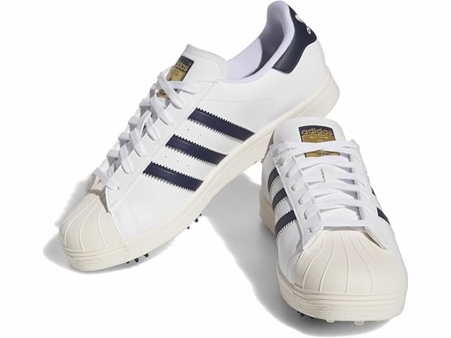 (取寄) アディダス ゴルフ メンズ スーパースター ゴルフ adidas Golf men adidas Golf Superstar Golf Footwear White/Collegiate Navy/Off-Whiteの通販は登山靴・トレッキングシューズ
