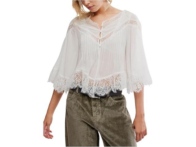 (取寄) フリーピープル レディース バリ ミッドナイト レイン トップ Free People women Bali Midnight Rain Top Clean Ivory