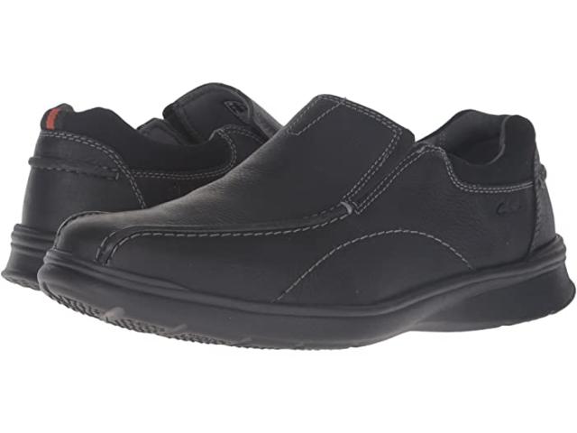 (取寄) クラークス メンズ コトレル ステップ Clarks men  Cotrell Step Black Oily Leather