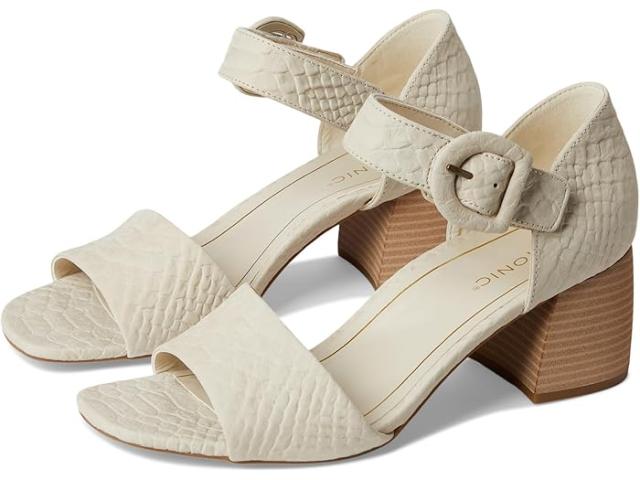 (取寄) バイオニック レディース シャルドネ ストラップ サンダル VIONIC women Chardonnay Strappy Sandals Cream Leather