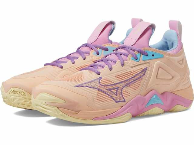 (取寄) ミズノ ウェーブ モーメンタム 3 Mizuno Mizuno Wave Momentum 3 Peach Bud