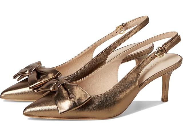 (取寄) ジャック ロジャース レディース ボウ スリング - メタリック ナッパ Jack Rogers women Maclean Bow Sling - llic Nappa Bronze